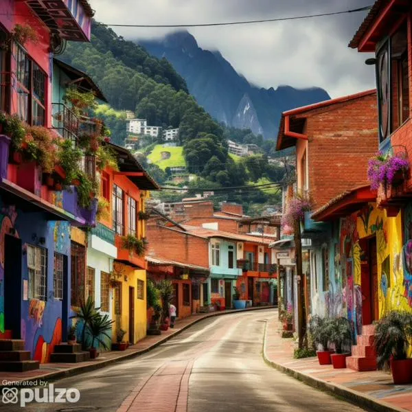 Así se veía Bogotá en 1800, según la inteligencia artificial. La capital colombiana está cumpliendo su aniversario número 486 en 2024.
