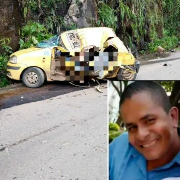 Conocido taxista falleció luego de que una roca cayera sobre su carro en vía de Salgar, Antioquia
