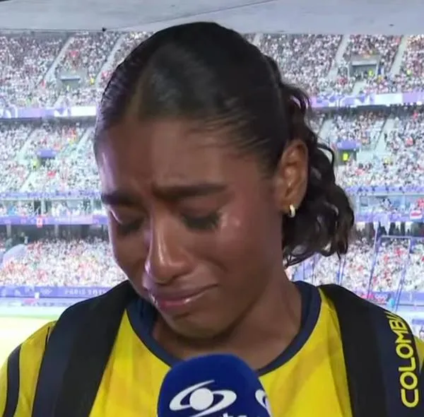 Natalia Linares lloró luego de ser eliminada en los Juegos Olímpicos 2024.