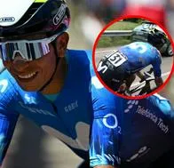 Nairo Quintana sufrió durísima caída en Vuelta a Burgos y quedó con raspones por todo lado