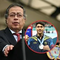 Le caen a Petro por felicitar a medallista Barajas, mientras manda tijera a Mindeporte