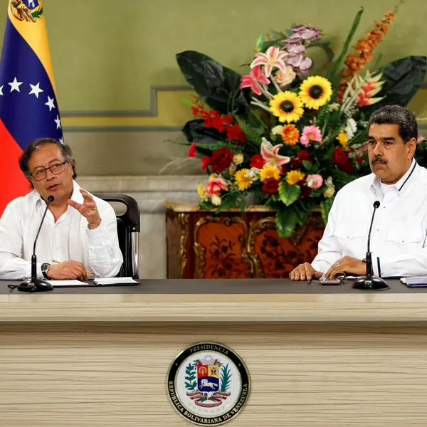 Gustavo Petro y Nicolás Maduro, en una de sus cumbres en Venezuela