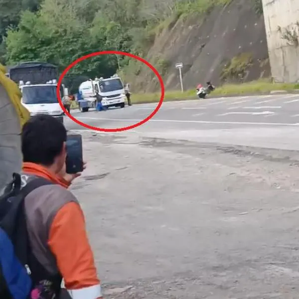 Así están robando en las carreteras de la vía Bogotá-La Vega, Cundinamarca