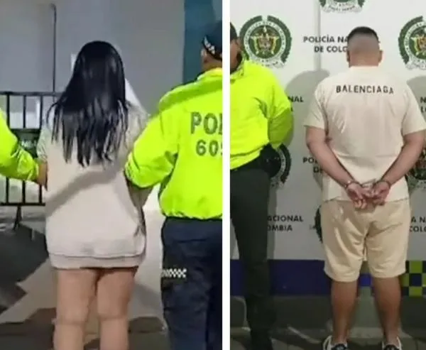 Cae pareja en Cali señalada de dedicarse al fleteo: ella se disfrazaba de enfermera