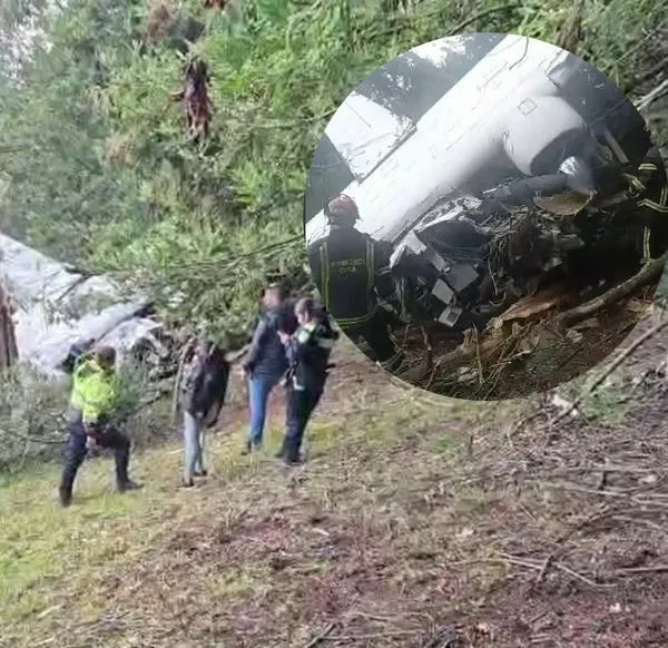 Accidente en aéreo en Chía. 