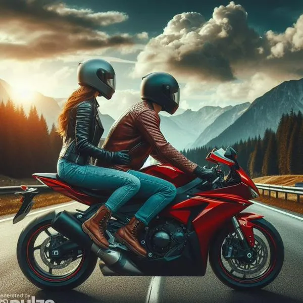 Foto de motociclistas, en nota de qué pasa al subir a otra persona en moto nueva, clave para ver si daña el motor