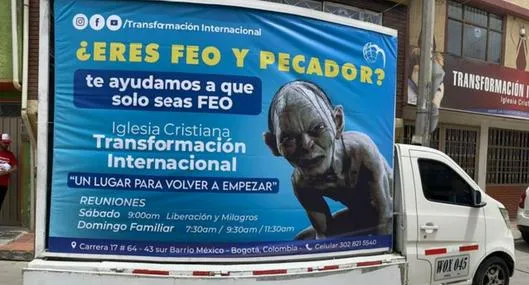 Iglesia cristiana Transformación Internacional busca feos y pecadores en Bogotá