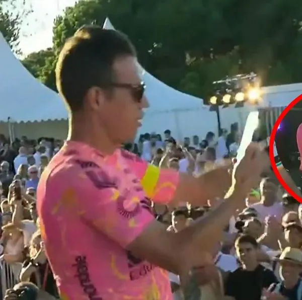 Rigoberto Urán se robó show en presentación de equipos de la Vuelta a España: video