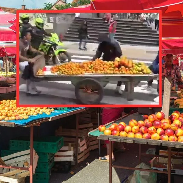 Funcionarios golpearon a vendedor ambulante al querer quitarle frutas, en Pasto