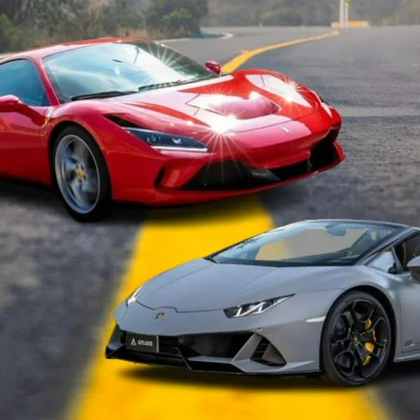 Video con los carrazos que se ven en Medellín: aparecen vehículos de marcas como Ferrari, Lamborghini y Porsche que cuestan hasta 1.300 millones de pesos.
