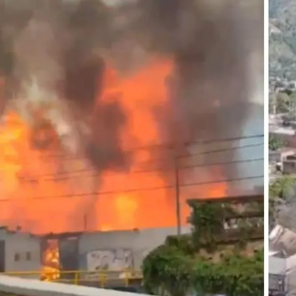 Se registra un incendio en una carpintería ubicada sobre la carrera Quinta, en Ibagué 