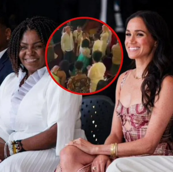 ¿Celosa? Así reaccionó Francia Márquez al saludo entre su esposo y Meghan Markle