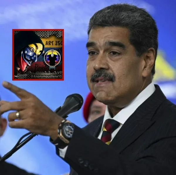 Anonymous filtró conversación de Nicolás Maduro.
