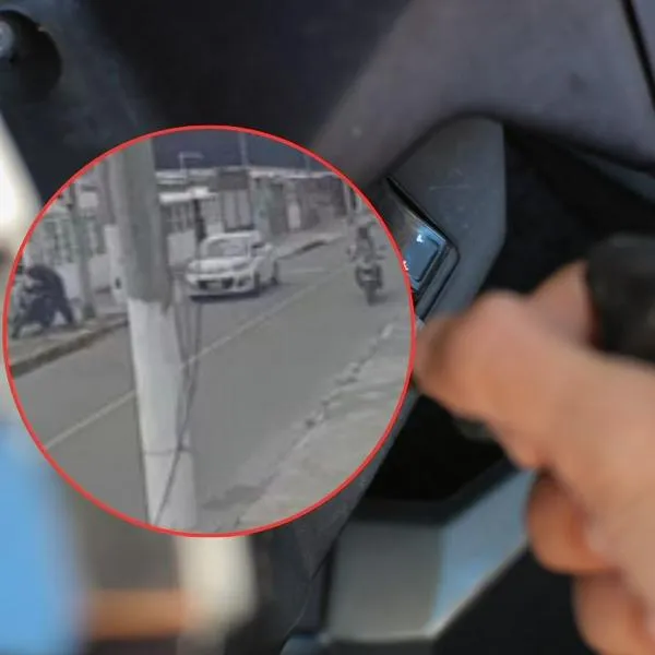 En Bogotá ladrones hurtaron una motocicleta en Engativá a plena luz del día 