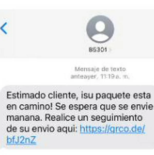 Pilas: Así funciona el fraude de los SMS sobre paquetes y envíos “no entregados”