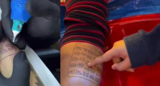 Para comunicarse con su hijo autista, padres se tatuaron el abecedario en el antebrazo