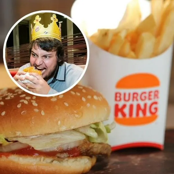 Foto de Burger King, en nota de que esa empresa armó concurso en Colombia y cómo ganar premio de fiesta memorable