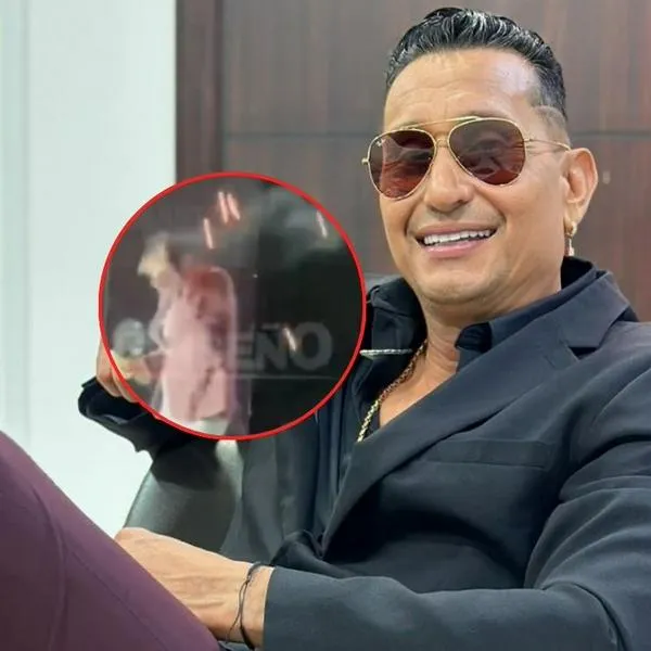 Video | ¡Qué susto! El cantante Hebert Vargas se quemó en pleno concierto