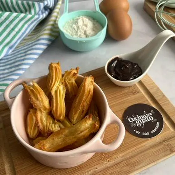 Paso a paso para preparar churros en la “air fryer”