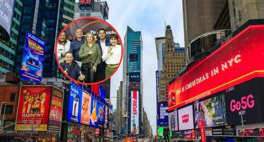 Olímpica Stereo de Colombia mostrará icónica frase navideña en el Times Square