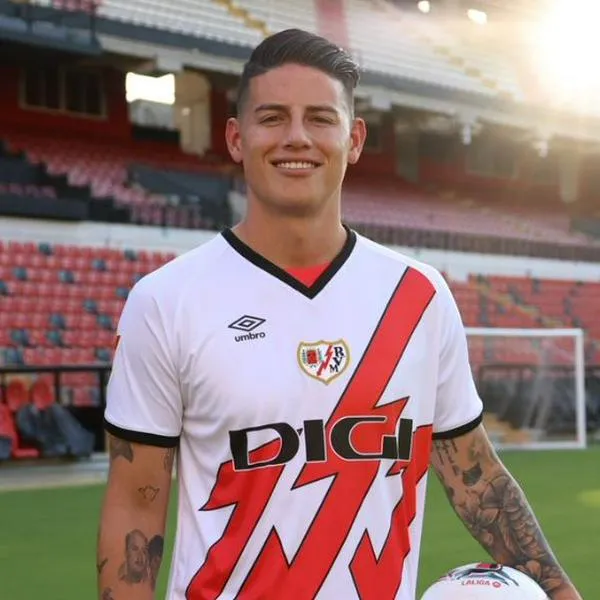 Un dineral: James Rodríguez se ganará más de 1.000 millones de pesos mensuales con el Rayo Vallecano en España 