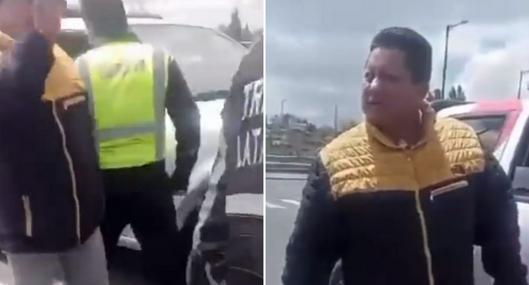 Padre insultó a su hijo policía por ponerle multa de tránsito: video y detalles