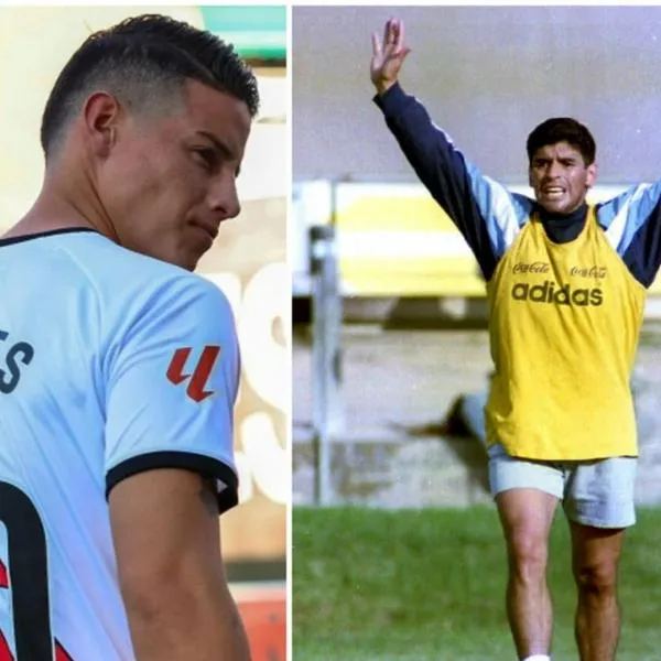 La comparación de James Rodríguez y Diego Maradona que hizo presidente del Rayo Vallecano