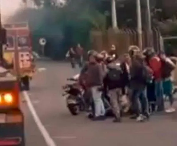 Accidente de tránsito vía Medellín-Bogotá: niña de 7 años murió al ser arrollada
