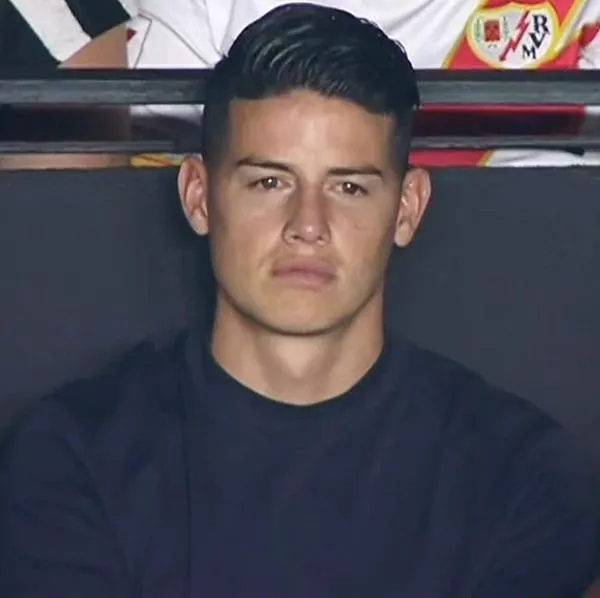 James Rodríguez, visto en Rayo Vallecano vs. Barcelona hoy en Liga de España