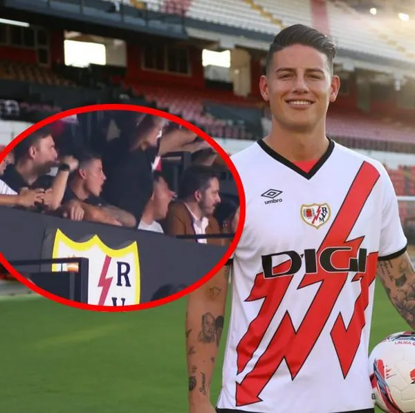 James Rodríguez, a propósito de cómo celebró el gol que Rayo Vallecano le hizo al Barcelona: video