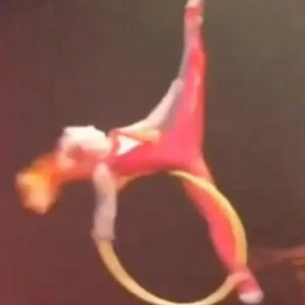 Acróbata del Circo del Sol se accidento en medio de una presentación video