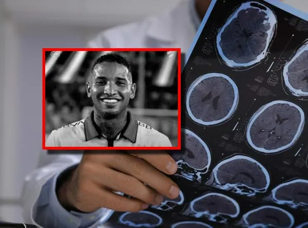 Parte médico del Hospital Israelita Albert Einstein confirmando la muerte del uruguayo. Foto: Captura de pantalla de X. 