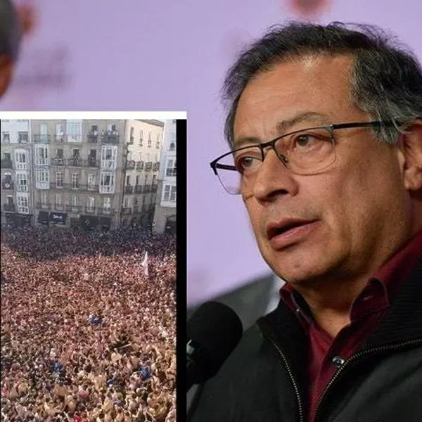 Gustavo Petro confundió fiesta religiosa con una marcha en España y borró video