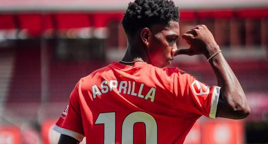 Yaser Asprilla brilla rápido: debutó con Girona y participó en el último gol con Osasuna