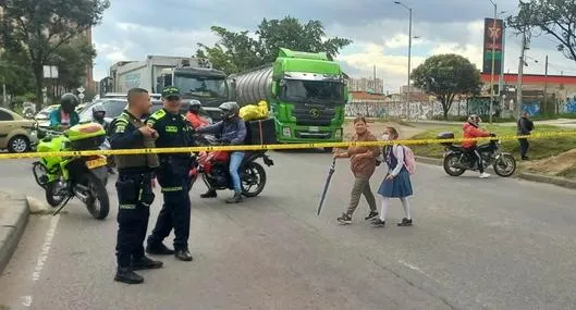 Protesta en U. Distrital de Bogotá: trancones y cambio obligado en Transmilenio