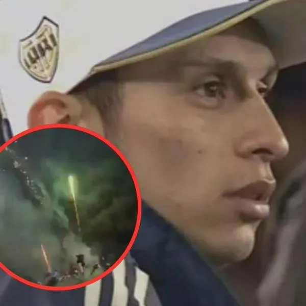 Hincha de Millonarios fue despedido por aficionador del equipo con canticos y pólvora