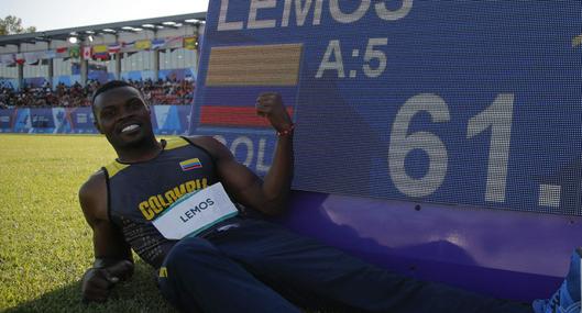 José Gregorio Lemos, ganador de medalla de oro en los Juegos Paralímpicos de París 2024 por Colombia. Érica Sánchez dio el otro oro en lanzamiento de disco