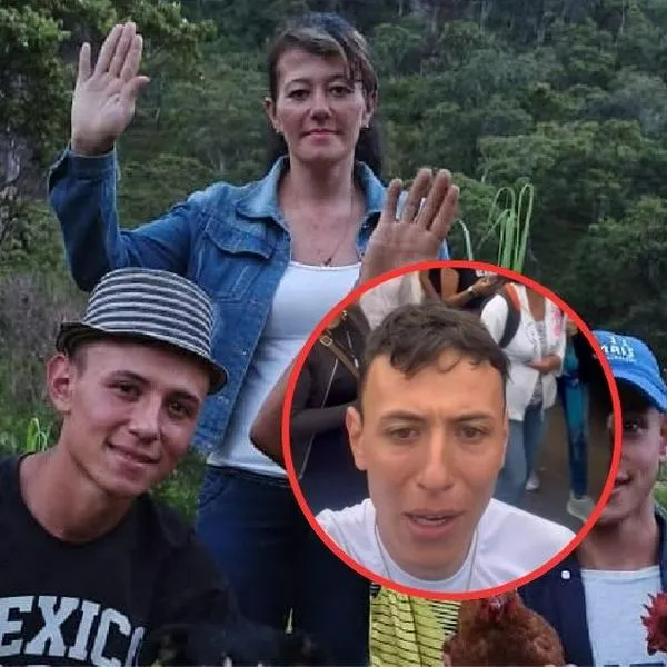 Hijo de Yenny Ariza, mamá de Los Patojos, haciendo un pedido en en entierro y despedida de la mujer, que falleció