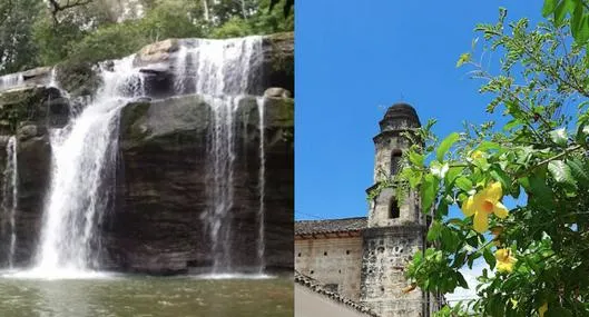 Pueblo huilense en donde está la cascada El Elefante de Colombia