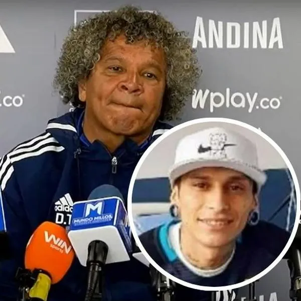Fotos de Alberto Gamero y de Javier Acosta, en nota de que eutanasia de hincha de Millonarios afectó al técnico.