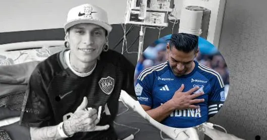 Falcao se despidió de Javier Acosta, hincha Millonarios, que murió tras eutanasia