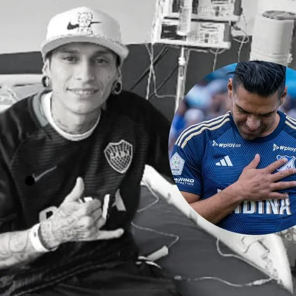Falcao se despidió de Javier Acosta, hincha Millonarios, que murió tras eutanasia