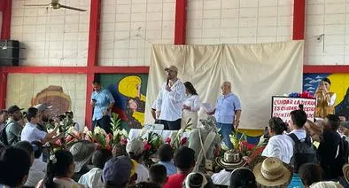 Zona de reserva campesina número 15 en Alto Sinú, Colombia, a poco de aprobarse