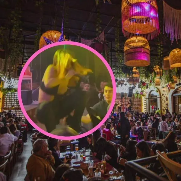 Marilyn Oquendo se cayó mientras cantaba en Rancho MX, restaurante de Pipe Bueno