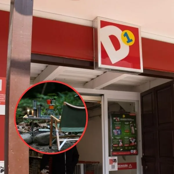 Tiendas D1 y producto para camping muy apetecido por menos de 24.000 pesos