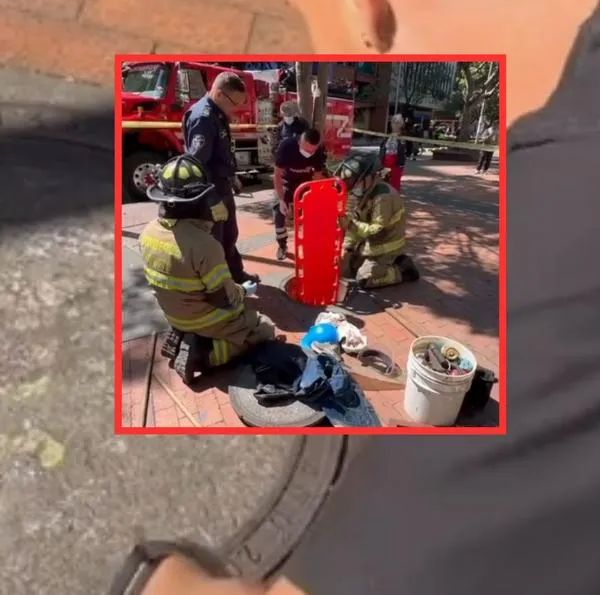 Video: Influenciadores encontraron a persona viviendo en alcantarilla de Bogotá