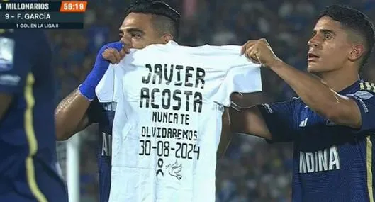 Primer gol de Falcao con Millonarios: video y celebración para Javier Acosta