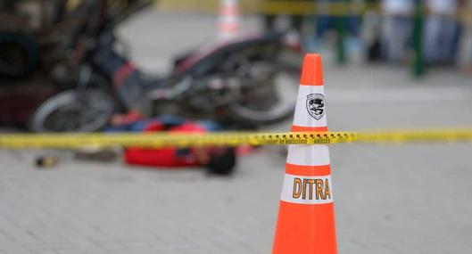 Accidente múltiple de motocicletas dejó cuatro heridos en el occidente de Montería