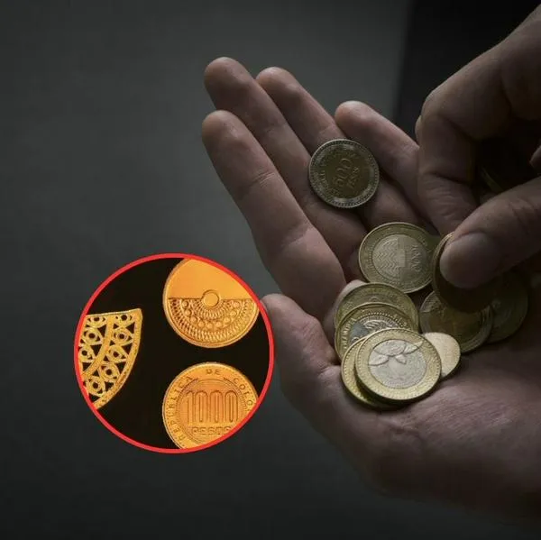 Moneda de 1.000 pesos colombianos de 1996 que cuesta muchas veces su valor