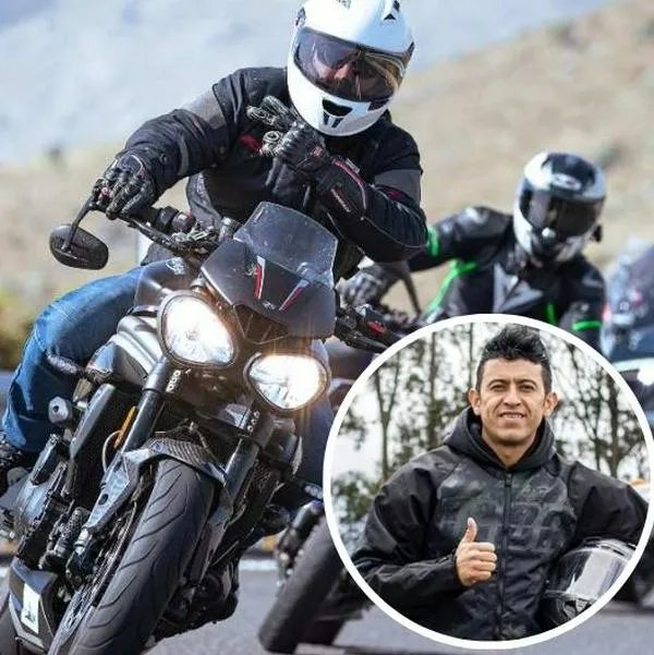 Foto de motociclistas y concejal, en nota de cuál es la forma correcta de subirse a una moto: pasos para ser un buen copiloto